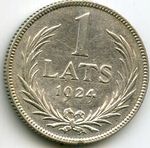 Монеты 1 лат