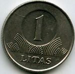 Монеты 1 лит