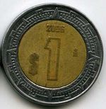 Монеты 1 песо