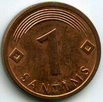Монеты 1 сентим