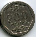 Монеты 200 песет