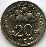 Монеты 20 сен