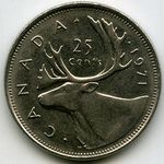 Монеты 25 центов