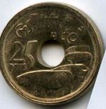Монеты 25 песет