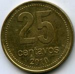 Монеты 20(25) сентавос