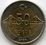 Монеты 50 куруш