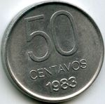 Монеты 50 сентавос