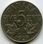 Монеты 5 центов