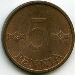 Монеты 5 пенни