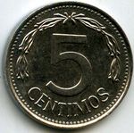 Монеты 5 сентимос
