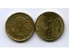 Монета 10 евроцентов 2002г Италия