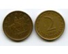 Монета 2 стотинки 2000г из обращения Болгария