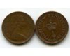 Монета 1/2 нового пенни 1975г Англия