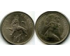 Монета 10 пенсов 1968г Англия