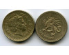 Монета 1 фунт 2000г дракон Великобритания