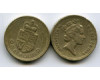 Монета 1 фунт 1988г корона на щиту Великобритания