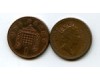 Монета 1 пенни 1990г Англия