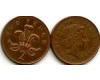 Монета 2 пенса 1999г Англия