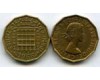 Монета 3 пенса 1966г Англия