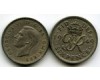Монета 6 пенсов 1949г Англия