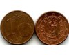 Монета 1 евроцент 2009г Австрия