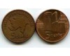 Монета 5 гяпик 2005г б/у Азербайджан