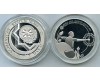 Монета 5 манат 2015г серебро стрельба из лука Азербайджан