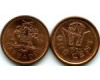Монета 1 цент 2010г Барбадос