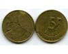 Монета 5 франк 1993г фл Бельгия