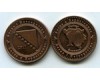 Монета 10 фенингов 2011г Босния и Герцеговина