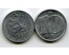 Монета 10 геллеров 1989г Чехия