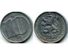 Монета 10 геллеров 1980г Чехия