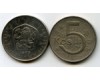 Монета 5 крон 1975г Чехословакия