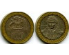 Монета 100 песо 2009г Чили