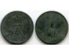 Монета 1 оре 1956г Дания