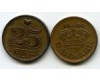 Монета 25 оре 1990г Дания