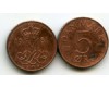 Монета 5 оре 1981г Дания