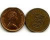 Монета 1 пенни 1980г Великобритания (Джерси)