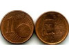 Монета 1 евроцент 2017г Франция