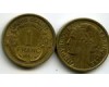 Монета 1 франк 1937г Франция