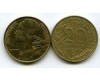 Монета 20 сентимов 1981г Франция