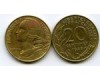 Монета 20 сентимов 1988г Франция