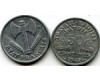 Монета 50 сентимов 1942г Франция
