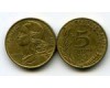 Монета 5 сентим 1982г Франция