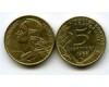 Монета 5 сентим 1988г Франция