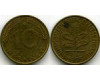 Монета 10 пфенингов 1995г А Германия