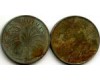 Монета 25 бутутс 1998г сост Гамбия