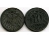 Монета 10 пфенингов 1918г Германия