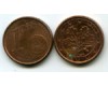 Монета 1 евроцент 2011г Д Германия