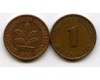 Монета 1 пфенинг 1988г J Германия